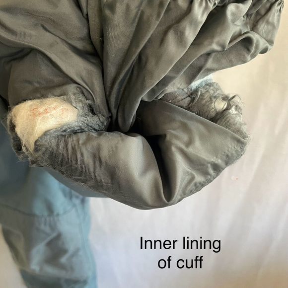 Lands End The Squall Ski Bib Snow Pants Blue/Slate Blue Kids Size 4 - Picture 12 of 12